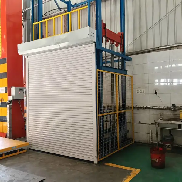 链条式导轨货梯 液压升降平台 厂房货物运输 室内外小型 1吨2吨3吨