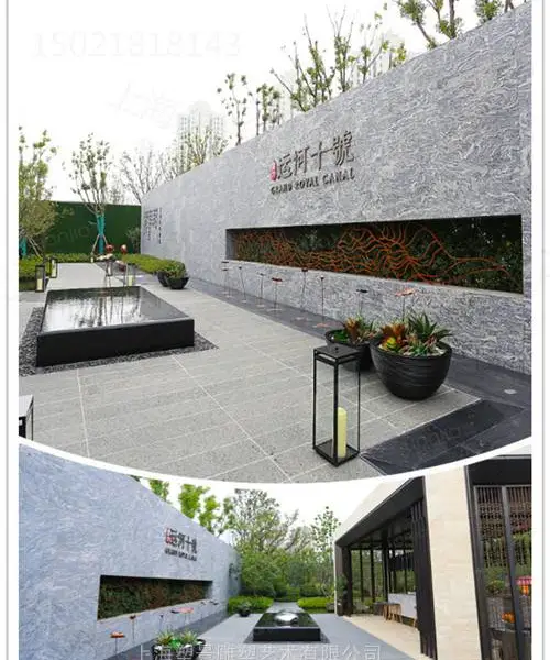 庭院内景 不锈钢彩色荷叶雕塑 仿秋荷植物雕塑定制