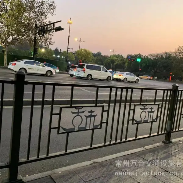 浙江杭州杭字护栏花式定制市政道路中心机非隔离护栏景观护栏小区护栏