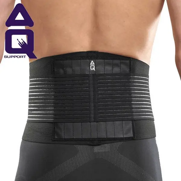 批发代发联系客服 AQ5031护腰间盘防护弹性钢片羽毛球健身运动
