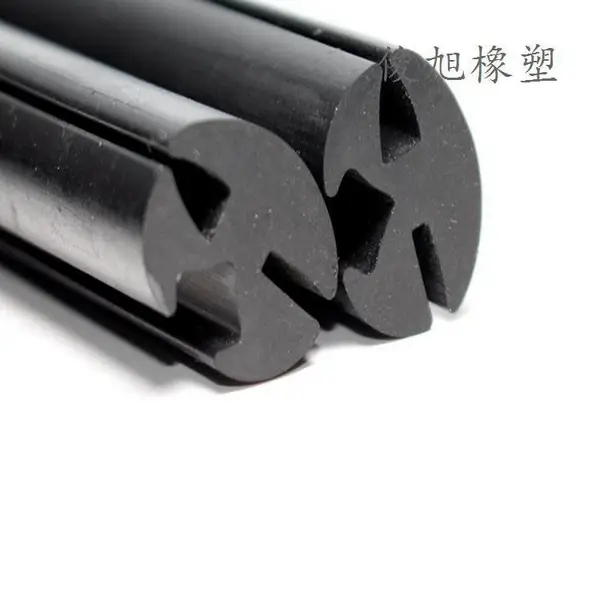S型镶嵌玻璃胶条 装载机天车挖掘机农用车密封胶条