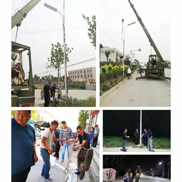 大周光电ZJ168-60W太阳能一体化微光路灯新农村工程