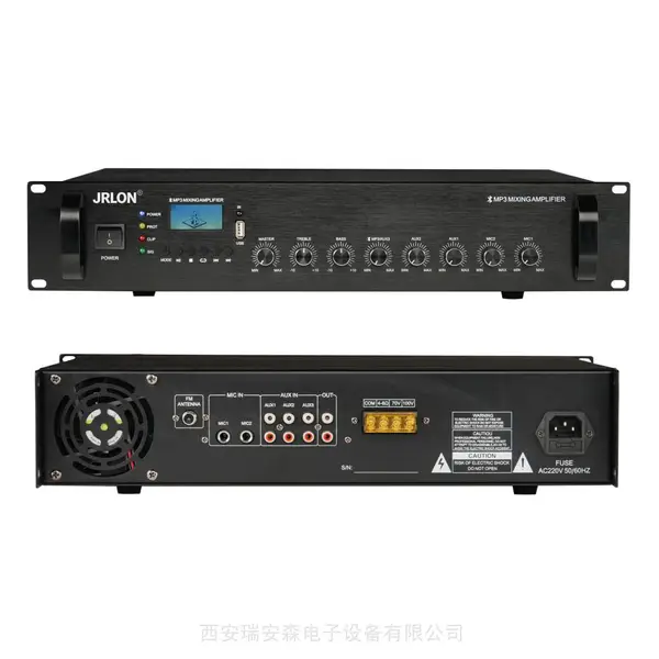 JRLON SA-60U多音源合并式广播功放(70W,U盘/蓝牙/TF卡/FM收音)