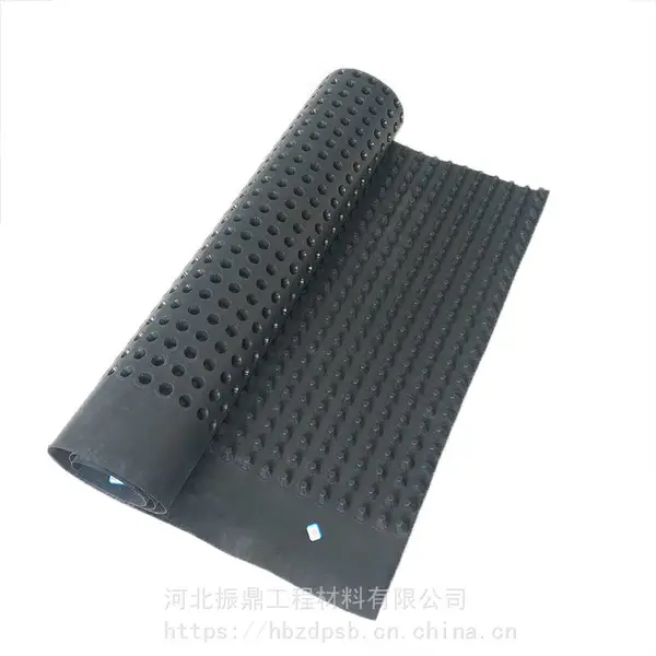 定制凹凸排水板土工布屋顶花园绿化蓄排水板阻根板疏水板