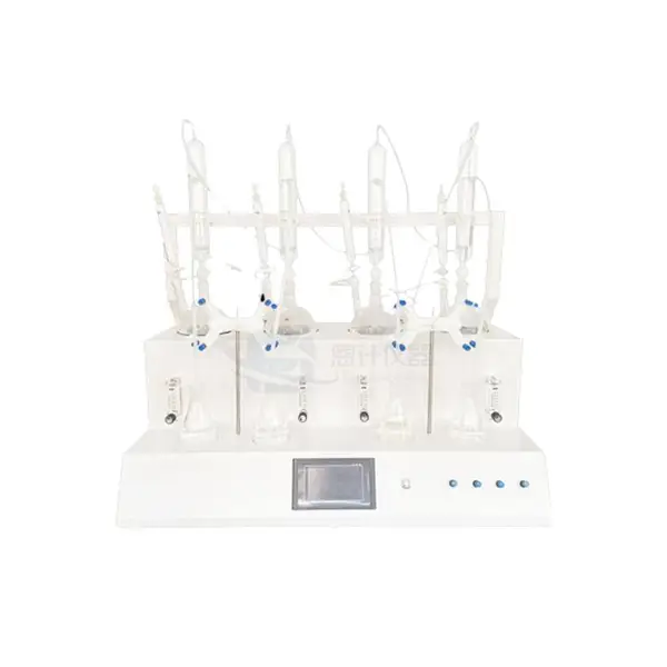 恩计仪器 中药材二氧化硫测定蒸馏法 中药二氧化硫测定仪品牌 单孔独立调节氮气