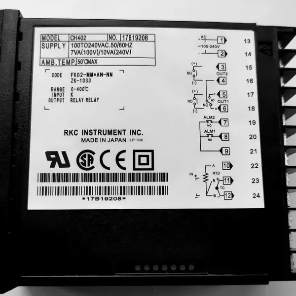 理化RKC温控表 RS400 智能温控仪 RS400 MMM*NNN/N VMM*NNN VVM