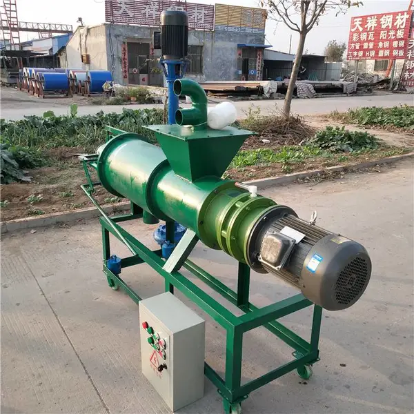 鸡粪固液粪便分离机 养殖场粪便固液分离机 乐丰牌