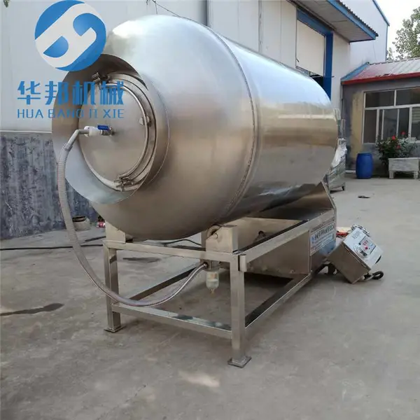 【华邦机械】牛羊肉滚揉机 骨肉相连真空滚揉机 快速腌制入味