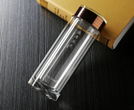 批发西安思宝2号高山流水玻璃杯 水晶盖口杯