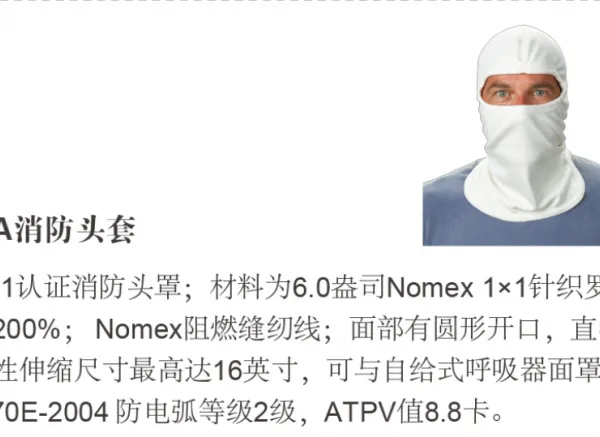 大连 LAKELAND/雷克兰 119NM-NFPA 防电弧 消防头罩 消防救援 石油化工 矿业专用消防头罩