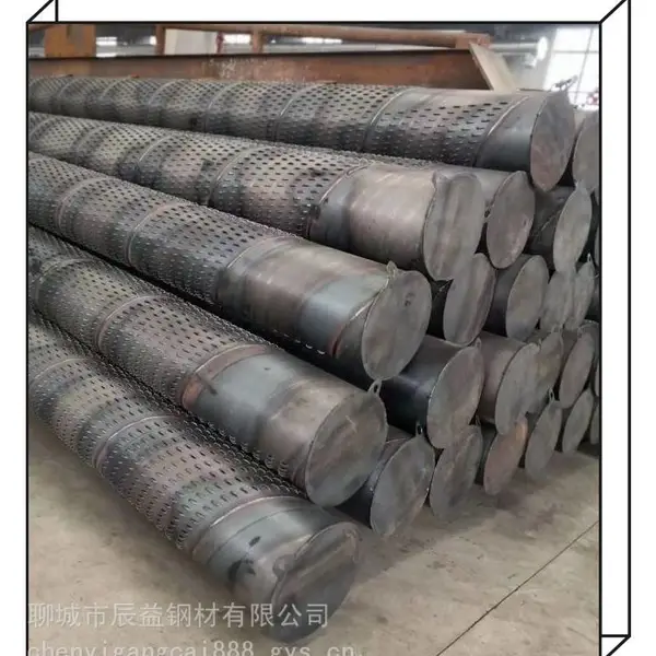 输水管道DN600螺旋钢管 螺旋缝埋弧焊接大口径桥式滤水管强度