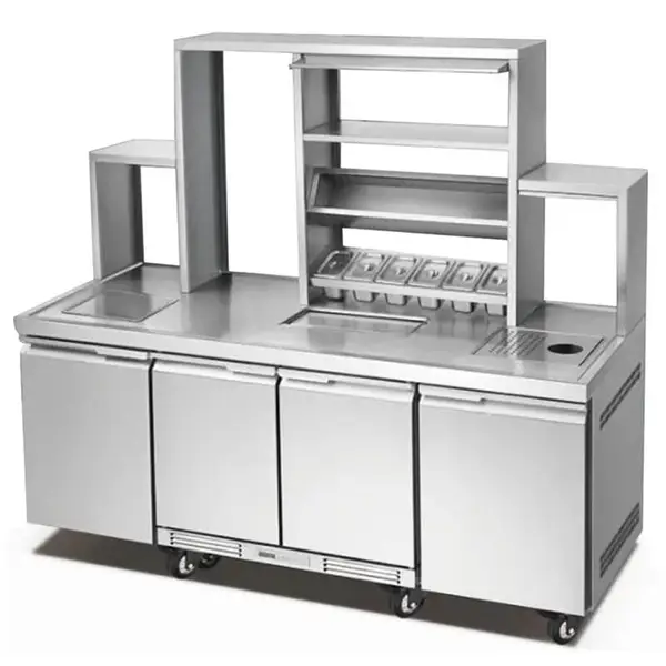 冰立方商用冷柜 WR18-D多功能冷藏奶茶柜 直冷冷藏保鲜工作台
