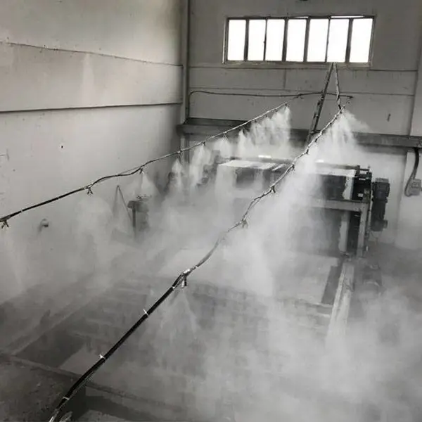 垃圾站如何除臭?高压喷雾,节能环保自动化除臭消毒系统