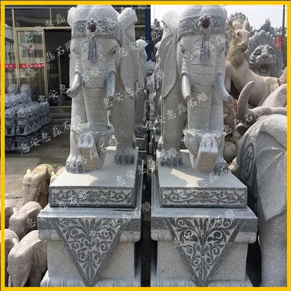 福建石雕 惠磊大象定做 石材***格 大理石花岗岩加工 大厦银行门口摆放
