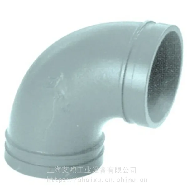 硫铵泵房动力装置-消防消火栓管道325热镀锌卡箍式长半径90度弯头