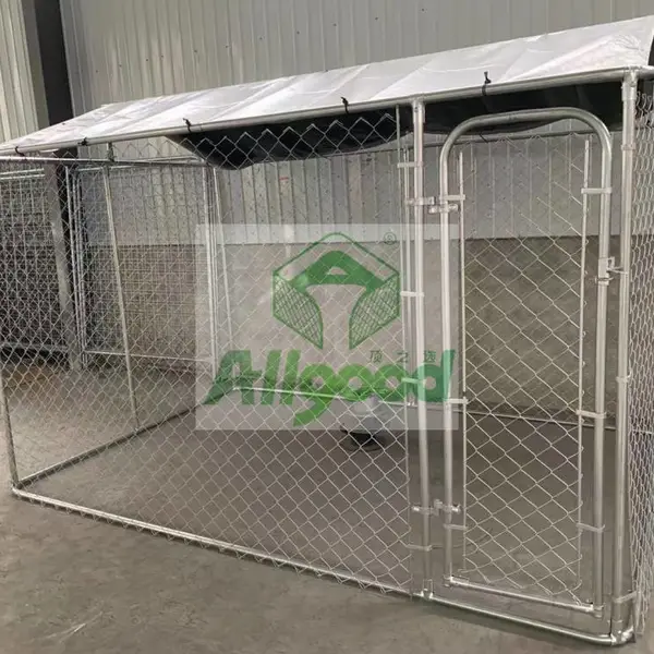 dog run kennel 户外组装圈狗围网室外大型钢丝网狗笼鸡狗跑笼菱形网狗笼子中大型犬镀锌围网