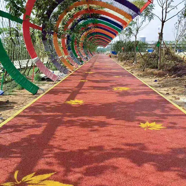 公园透水混凝土增强剂材料 JP彩色砼道路铺装