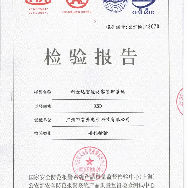 公安检测报告