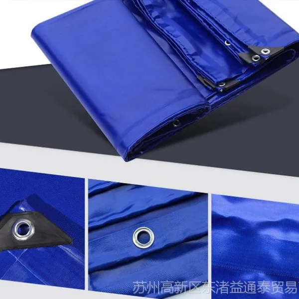 定做优质PVC涂塑布蓝色帆布工业用篷布