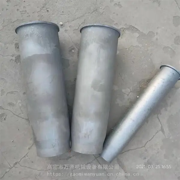 窑炉碳化硅耐磨陶瓷烧嘴套反应烧结异形件L480mm万源制造