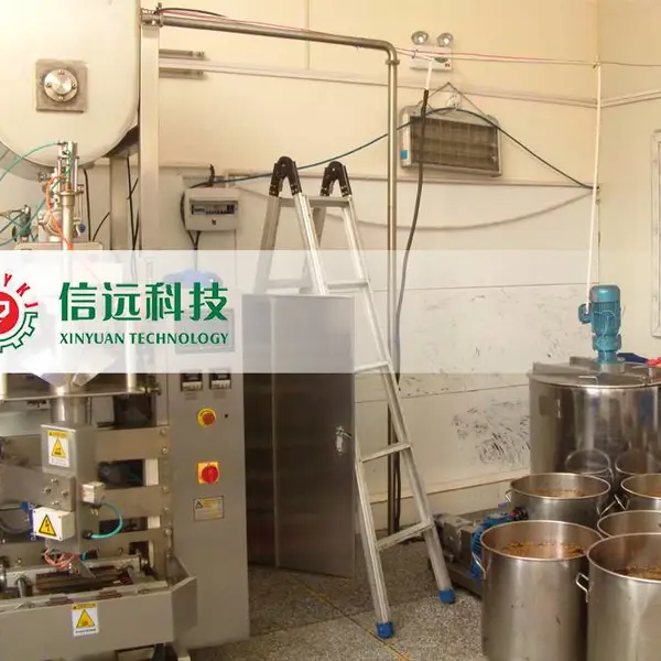 酱料包装机 袋装液体酱体膏体自动称重立式包装机生产工厂