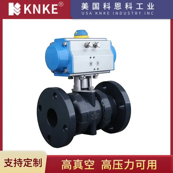 进口气动三通球阀 品牌:美国KNKE科恩科工业
