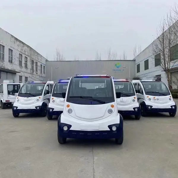 齐鲁创洁园区街道电动巡逻车 新能源街道代步车 小型五座观光车