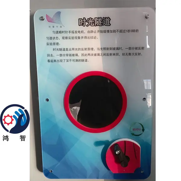 时光隧道科学探究科普智慧墙展品壁挂式科技馆走廊南京鸿智