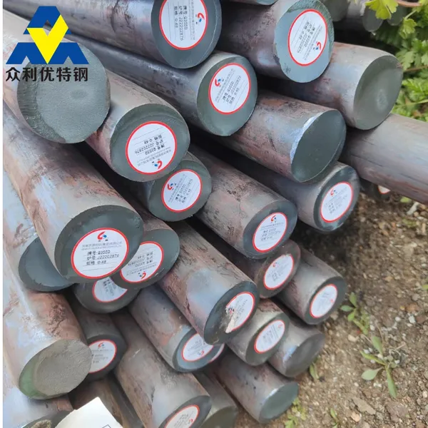 注塑机耐磨轴芯定制,常备现货 40MnVD 热轧实心圆钢