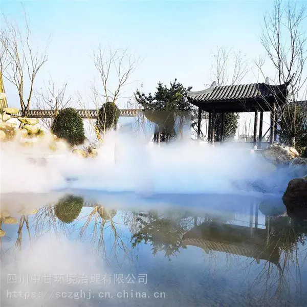 园林景观喷雾造景,人造雾雾森造景,雾森系统