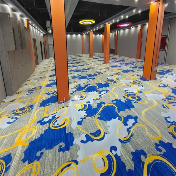 灰色防火地毯 宾馆酒店商务贵宾室云南保山腾冲伊朗波斯地毯