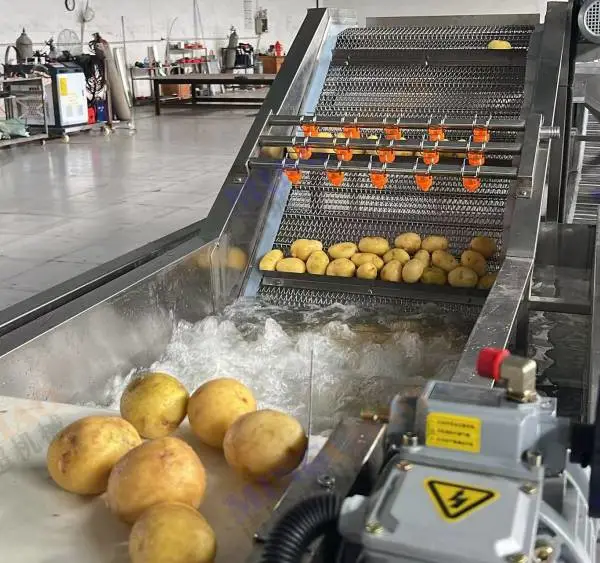 食品级气泡清洗机 预制菜果蔬农副产品预处理加工设备