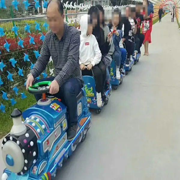 郑州心悦新款无轨道小火车/新型观光游览电动车热销款