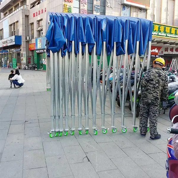 南宁隆安 伸缩棚 工厂物流 xyla-15 移动仓库篷 定制设计