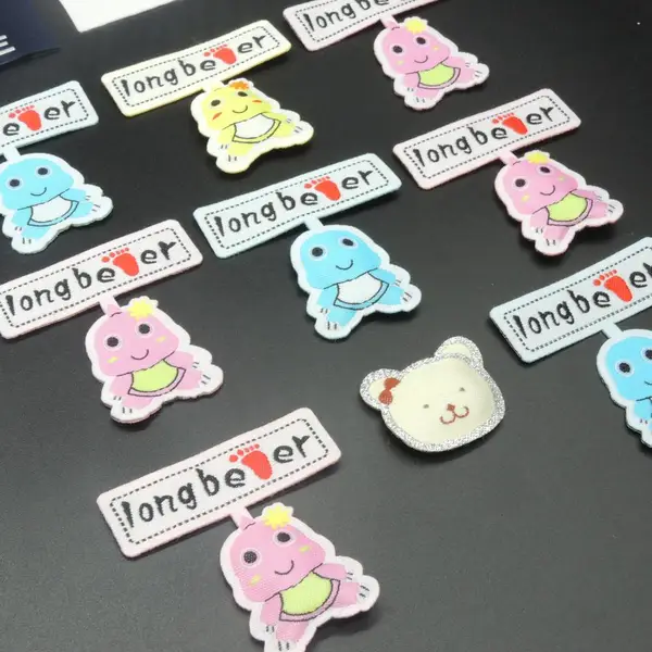 厂家定制童装织唛 免费设计定做婴幼儿服装织唛