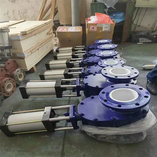 动输灰出料阀Z644TC-10C DN125气动陶瓷双闸板阀