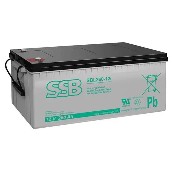 德国SSB铅酸蓄电池SBL260-12i 12V260AH应急电源 UPS/EPS电源 光伏发电