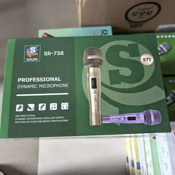 SHURI有线麦克风话筒2025新款跨境热销单品SR-738