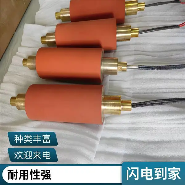 加热胶辊 生产货期短 流水线辊筒 内加温夹棍包胶进口原料大小规格