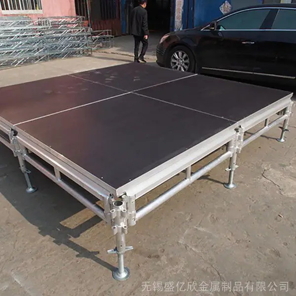 定制铝合金拼装舞台 活动防滑舞台板 活动舞台快速搭建高度可调节