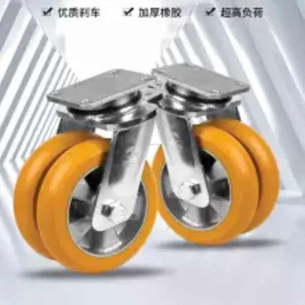 轻型推车脚轮 轻负载 越障能力好 适用于室外环境 65-225kg负载