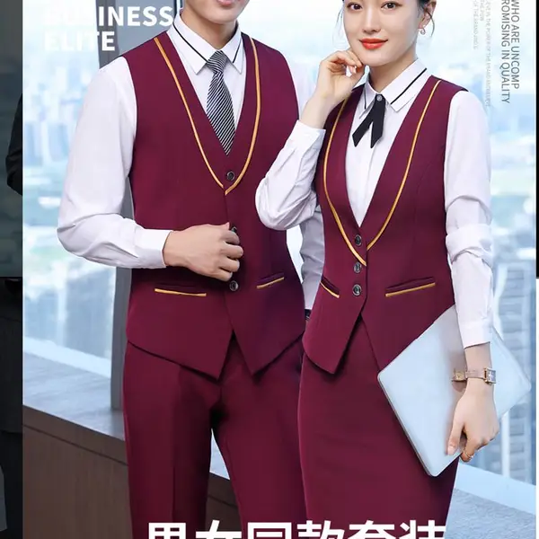 淄博酒店工作制服_伟红服饰耐脏工作服_滨州饭店服务员工作服供应