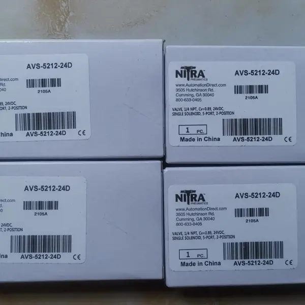 进口原厂工业备件 NITRA AVS-5212-24D 电磁阀 AVS-533E3-24D