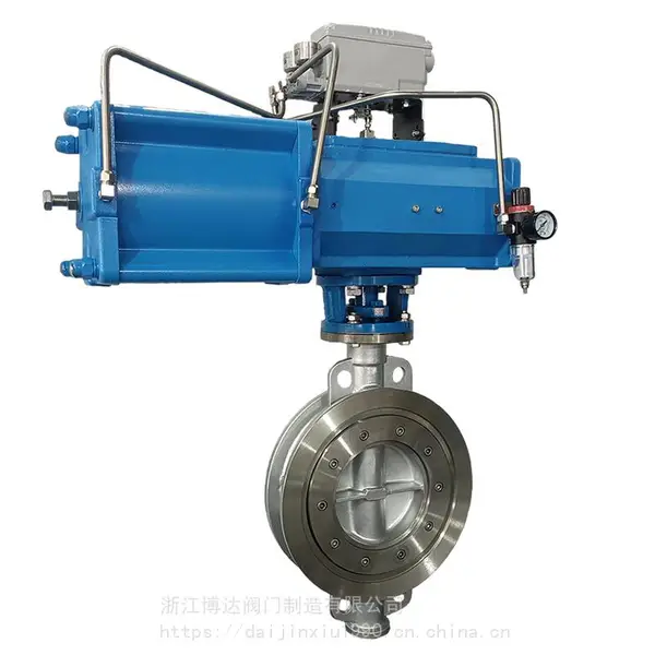 气动调节蝶阀D673W-16RL DN300 ZS气动调节不锈钢蝶阀