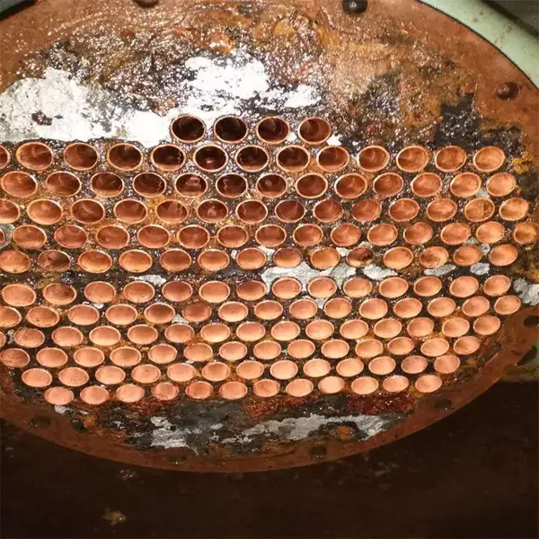 广西百色电厂凝汽器 空预器高压水冲洗 中央空调系统清洗预膜工程