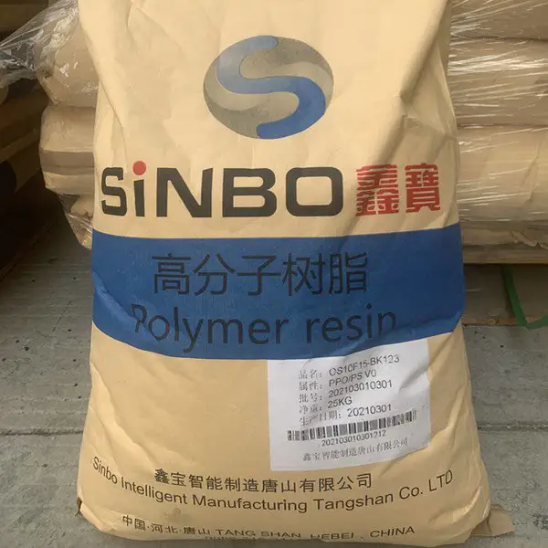 PPO河北鑫宝OS10F15-BK123 注塑级 增强级 树脂本色 耐高温耐磨性（聚苯醚）