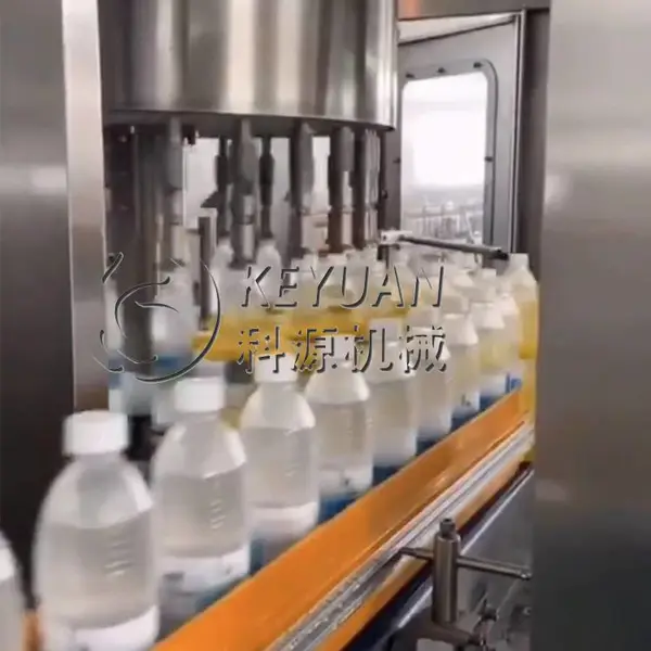 全自动化中小型盐汽水生产线设备 塑料瓶汽水灌装机