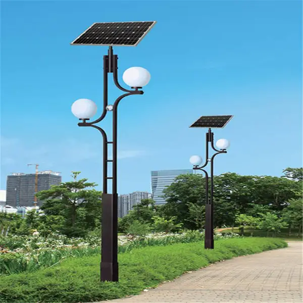 户外3米景观灯 led路灯柱 公园小区防水复古灯笼 中式仿古太阳能路灯