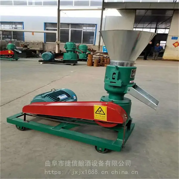 电动直连颗粒机 养殖专用饲料加工设备粮食秸秆混合造粒机