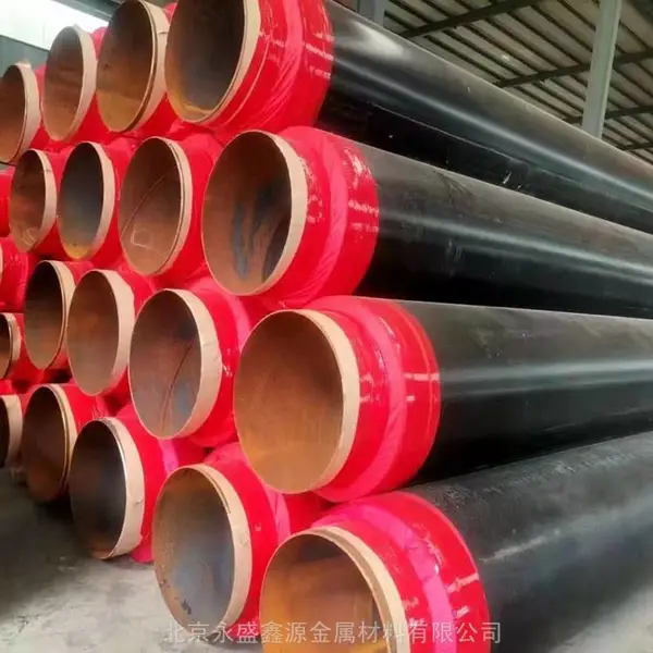 热力管道 保温钢管 钢套钢 外加工聚氨酯保温管大口径焊管